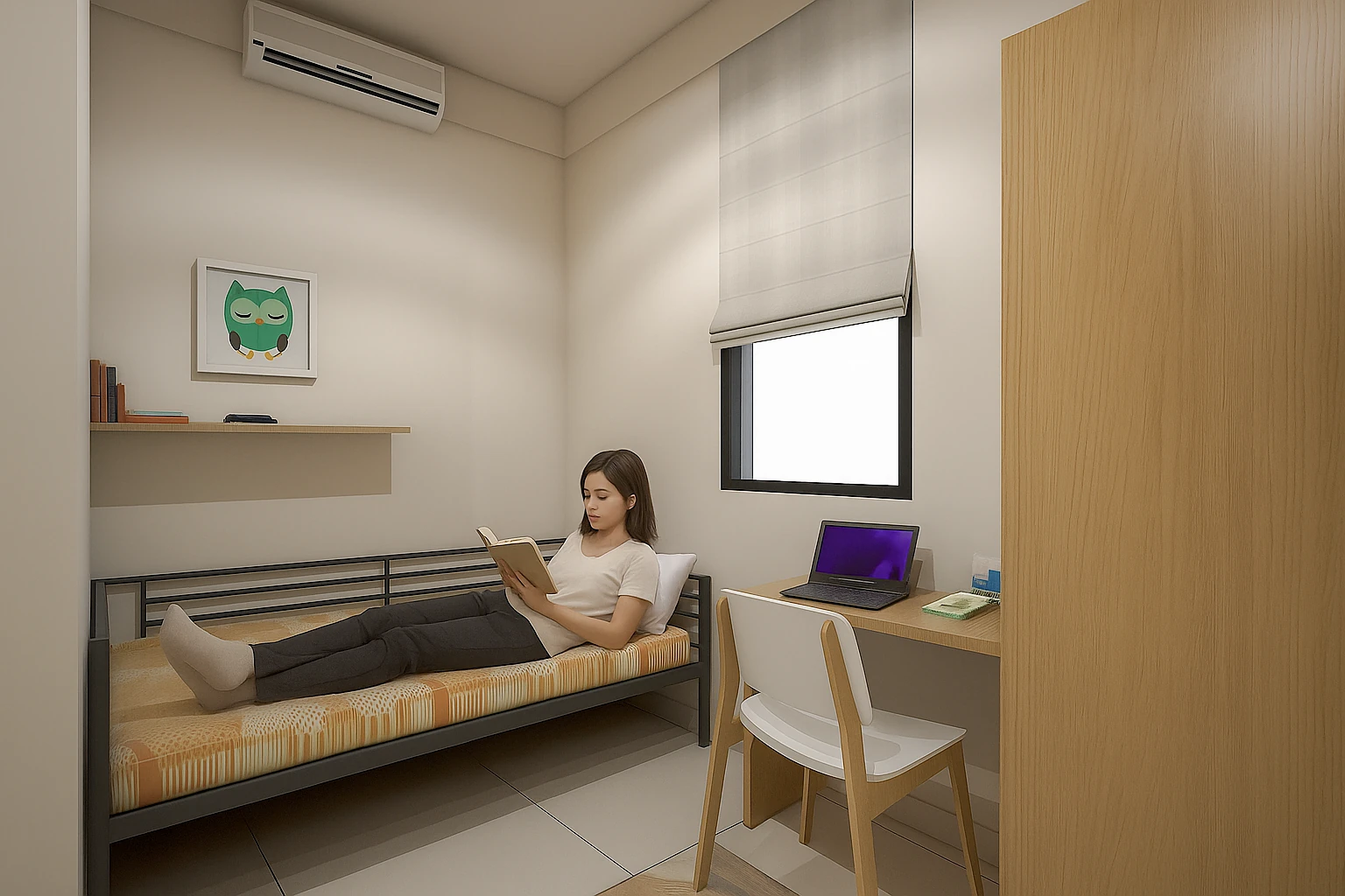 Kozee, kamar single-putri/1